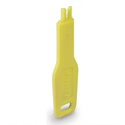 Lindy 47899 Schnittstellenblockierung Türblockierschlüssel RJ-45 Gelb Acrylnitril-Butadien-Styrol (ABS)
