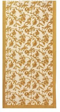 Couleur Nature Granada Mustard Runner, 16x72-Inches - 16x72