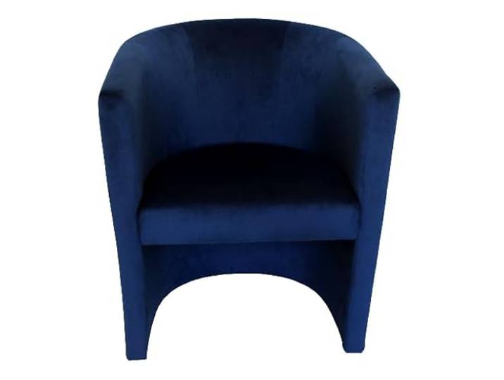 MartHome Cocktailsessel Club Tom Velour - Sessel für Wohnzimmer, Büro, Hotel - Sitzmöbel, Hotelmöbel Gepolsterter Stuhl Clubsessel Stuhl Loungesessel Cocktailsessel (Marineblau)