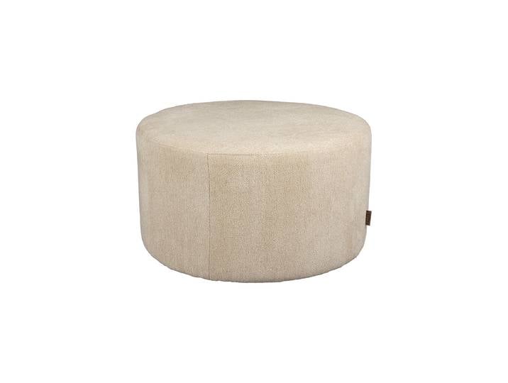 Design Sitzpouf „Rocca“ Ø 70 x 40 cm Latte Dutchbone