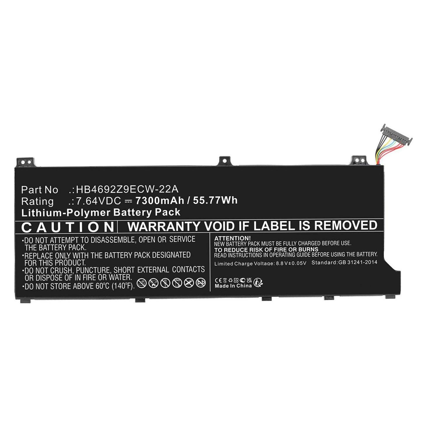 CoreParts Battery for Huawei Notebook (6000 mAh) (MBXLP-BA0025)