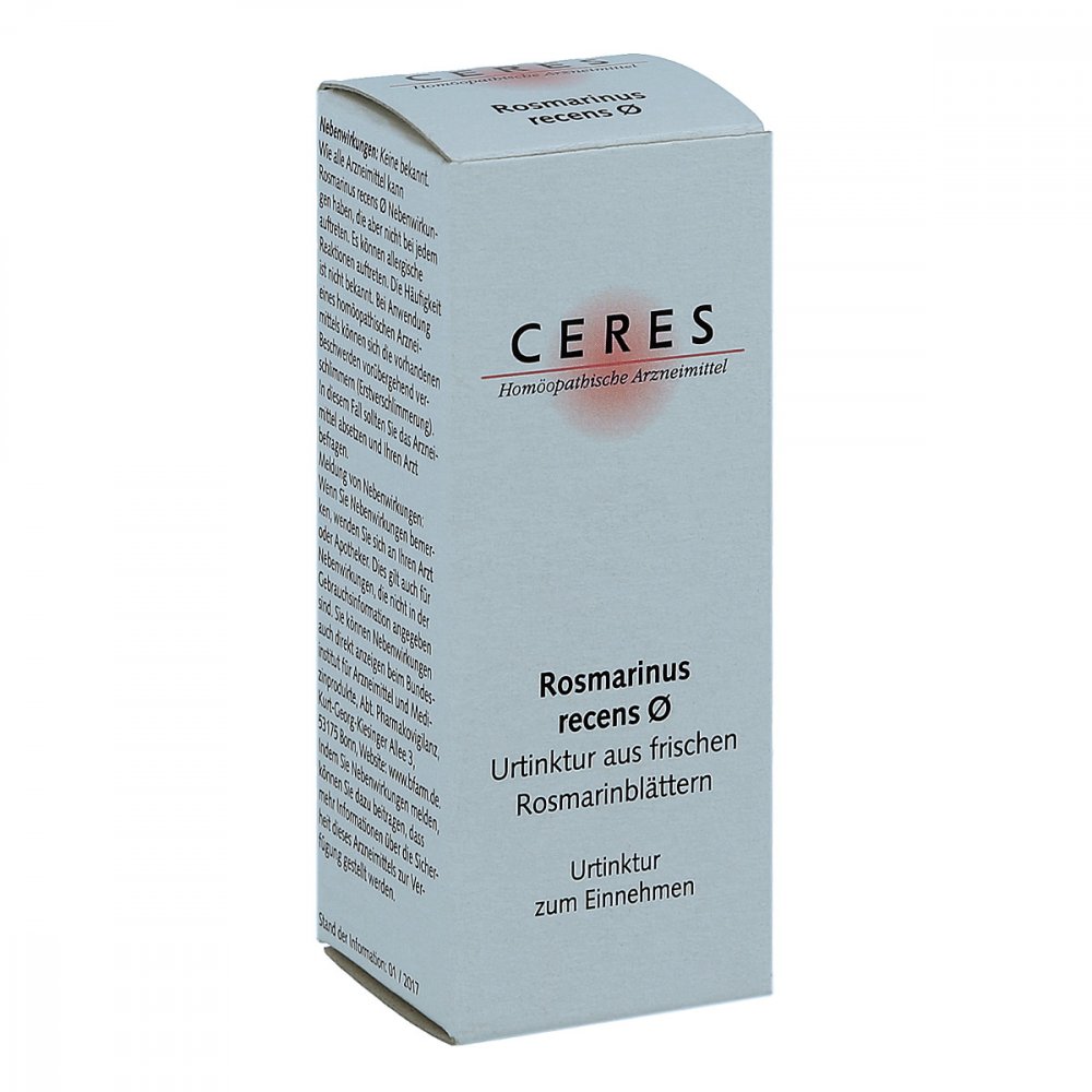 CERES Heilmittel GmbH Ceres Rosmarinus recens Urtinktur 12724950