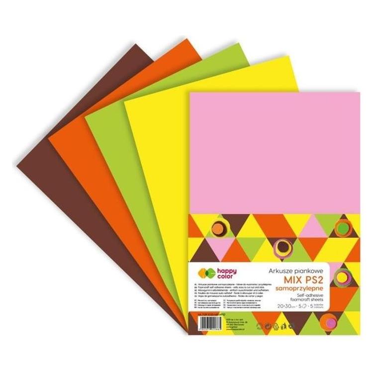 Happy Color A4 Schaumstoffplatten 5 Stück Mix P2 (5x) (48020626)