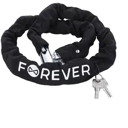 Fahrradschloss Kette Forever Outdoor CHL-110 1100mm gehärteter Stahl mit Schlüsseln T-50227