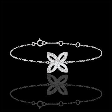 Edenly Armband Frische - Sommerlilie - WeiÃŸgold
