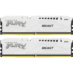 Kingston D5 32GB 5600-36 Beast EXPO wh K2 KFY AMD EXPO (2 x 16GB, 5600 MHz, DDR5-RAM, DIMM), RAM, Weiss