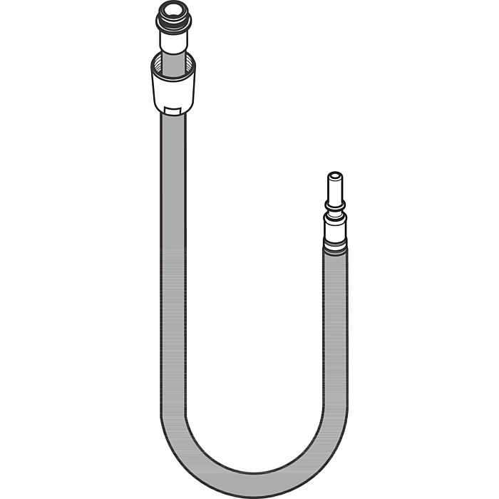 hansgrohe Ersatzschlauch 95506000 für Spültischmischer, länge 1250 mm