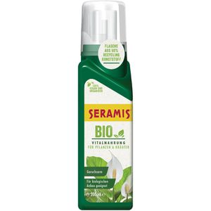 Seramis Dünger Bio-Vitalnahrung Pflanzen & Kräuter, Flüssigdünger, 200 ml