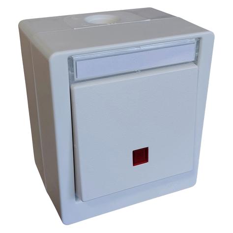 N&L Elektrotechnik N & L 27715 Kontrollschalter Komplett Aufputz Weiss (27715)