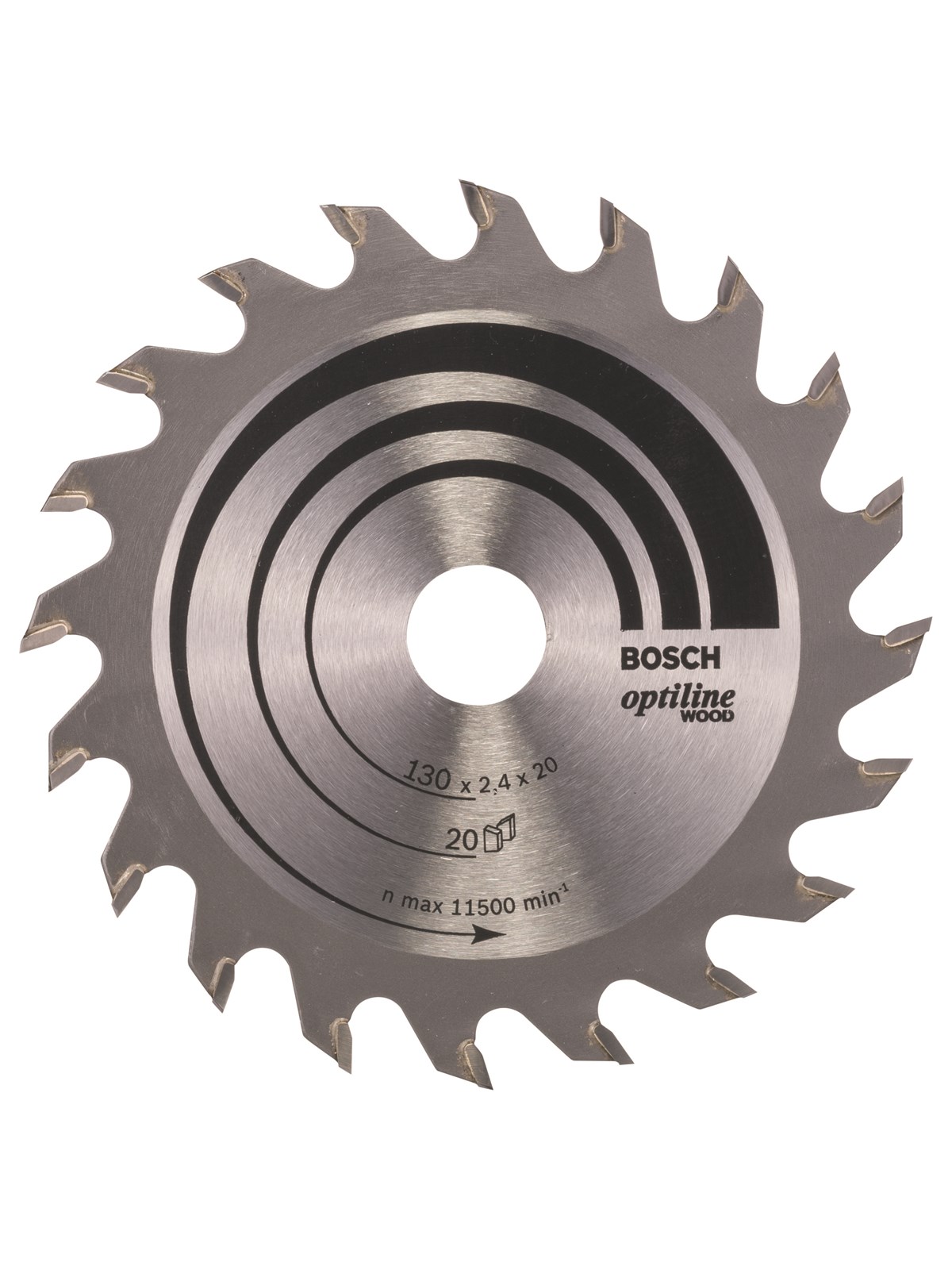 Bosch RUNDSAVKL.OPTILINE 130X2.4X16 MM 20 TDR
