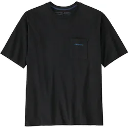 Patagonia Herren Boardshort Logo Pocket Responsibili-Tee - XXL - Ink Black