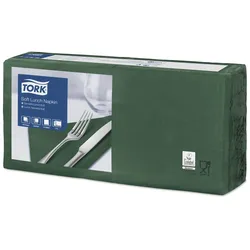 TORK Servietten 32,6 x 33,0 cm 3-lagig dunkelgrün