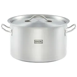 Stalgast Edelstahl Suppentopf / Kochtopf mittelhohe Form ECO Ø 32 cm inkl. Deckel