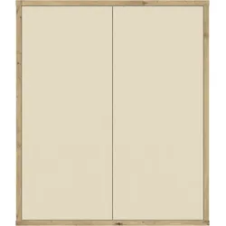 Phoenix Wandschrank MORENA mit 2 Türen, cashmere/Eiche