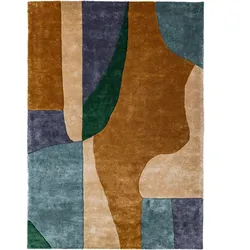 TEPPICH Kurzflor, handgetuftet, SKERNE, in Multi, Farbflächen, 140 x 200 cm