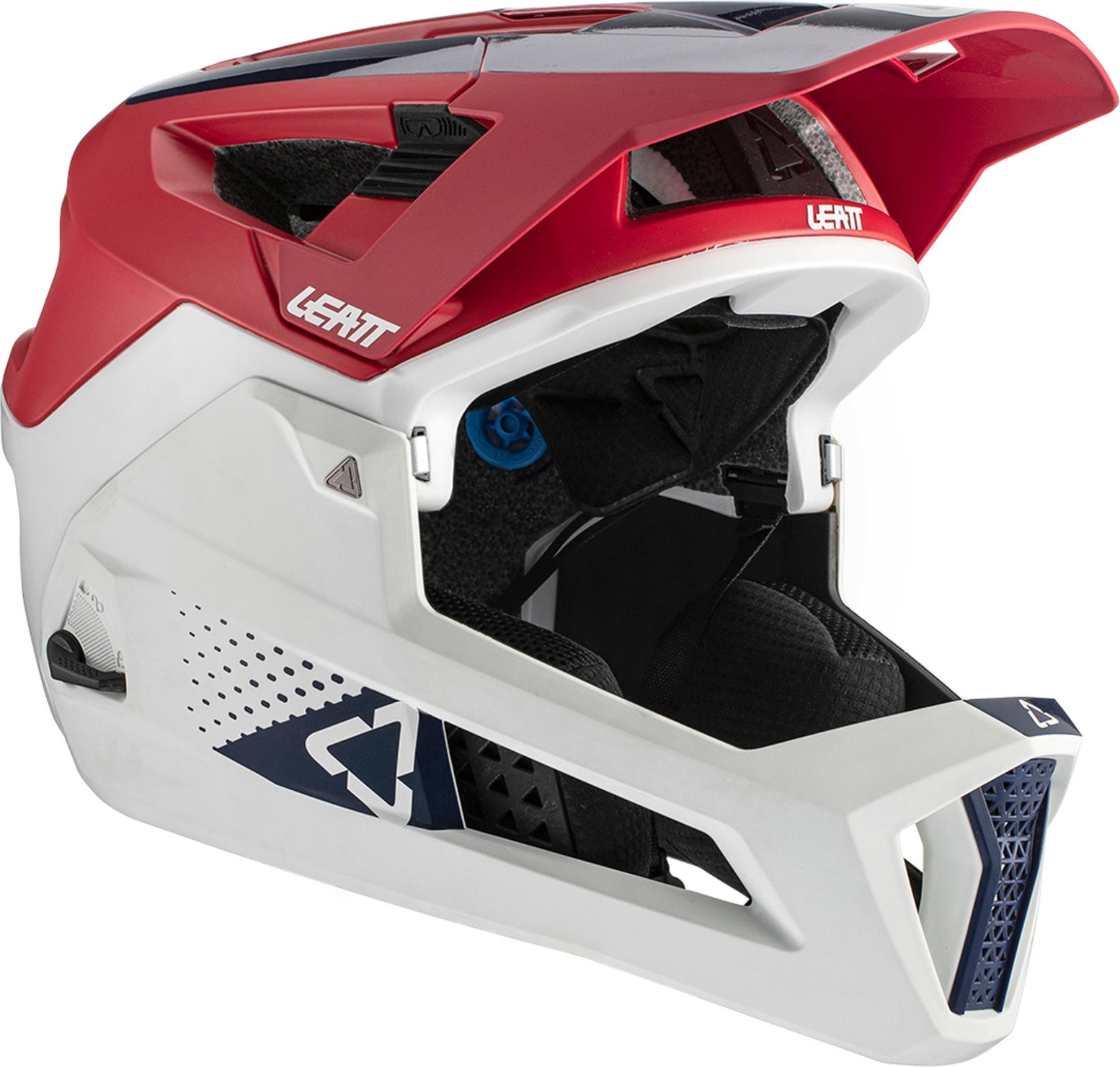 Leatt Fullface Helm MTB 4.0 Enduro , Chilli - Rot, S