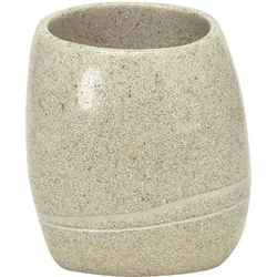 Kleine Wolke Zahnputzbecher Stones, Sandbeige