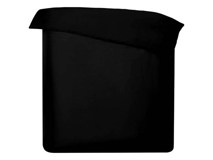 Duvetbezug 200/210 cm Satin Schwarz