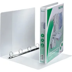LEITZ Ringbuch A4 4 Ringe 25mm weiß