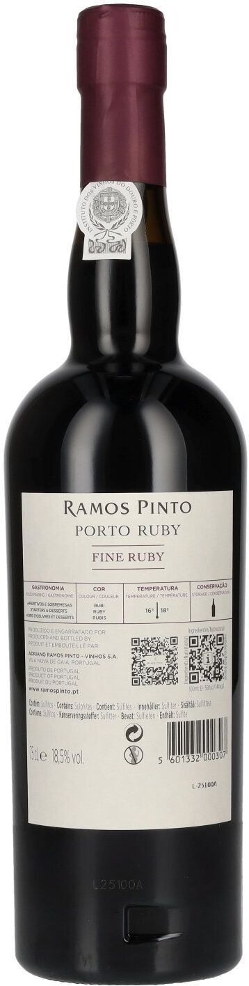 Ramos Pinto Porto & Douro Ramos Pinto Fine Porto Ruby 18,5% Vol. 0,75l