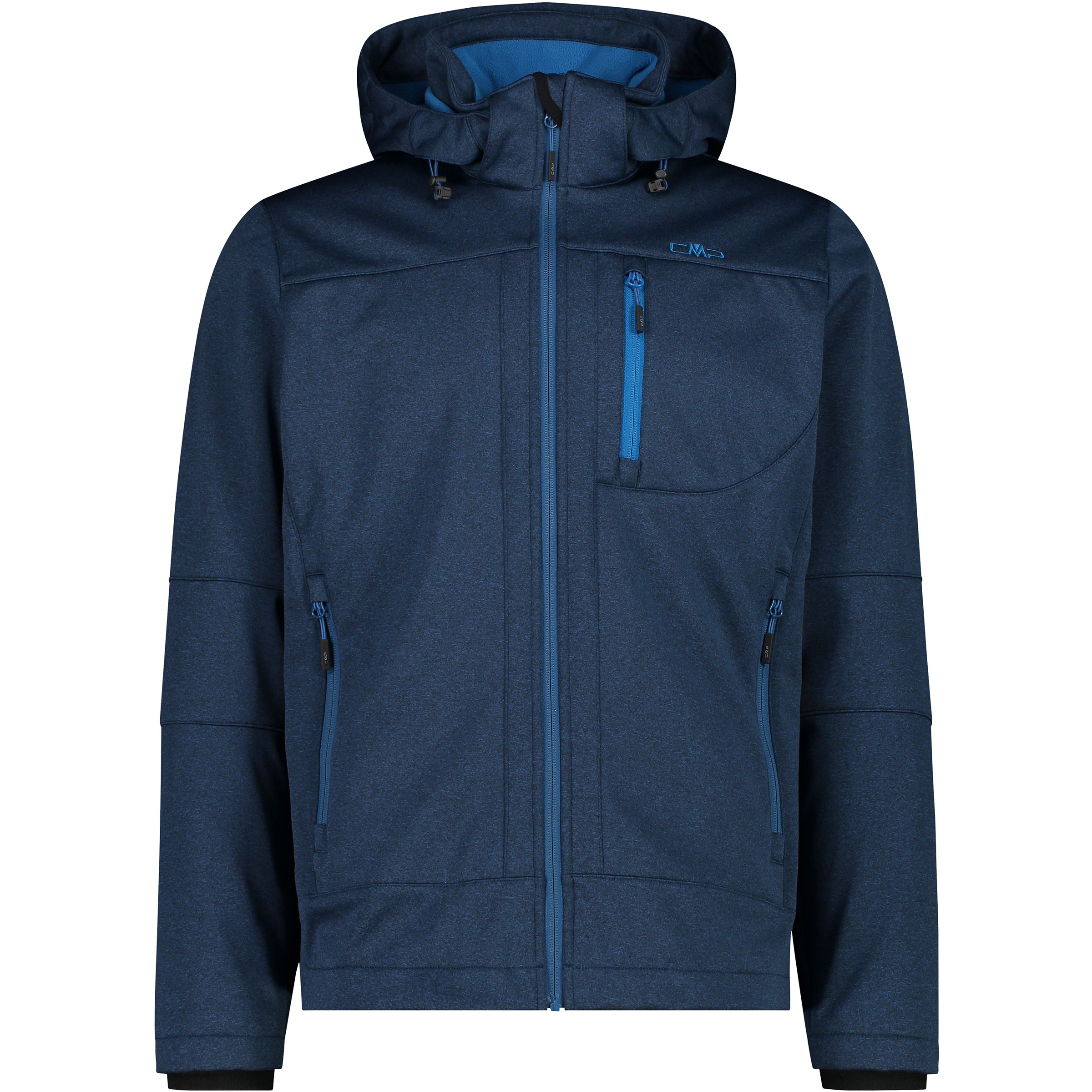 CMP Zip Herren Softshelljacke tuerkis Größe XL Trekking Wasserabweisend Wasserabweisend