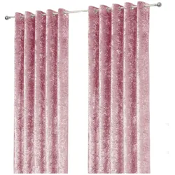 ÖSENVORHANG Pannesamt verdunkelnd gefüttert, 167/137 cm