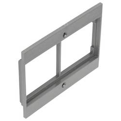 HAGER GBZWR27011 Elektro-Sockelleisten-Zubehör Tehalit Blende Eisen-Grau 1 St.