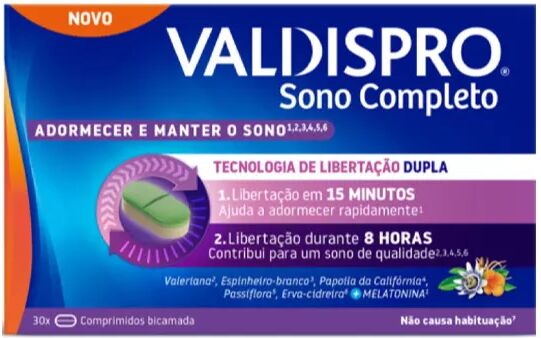 Valdispro Sueño Completo x30 Comprimidos