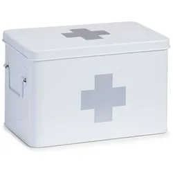 Medizinbox CROSS weiß (BHT 32x20x19,50 cm) - weiß - BHT 32x20x19,50 cm