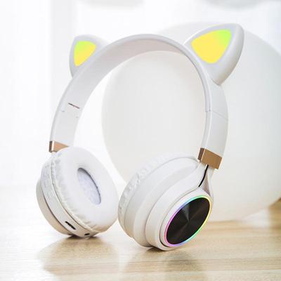 Inspired Deals Cat Ear Headphones Wired Stereo Headset With Microphone For Gaming, Music & Calls Cat Ear Headphones Wired Stereo Headset With Microphone For Gaming, Music & Calls