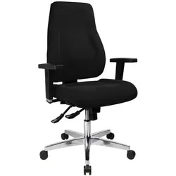 Topstar Drehstuhl P91 mit Armlehnen, schwarz
