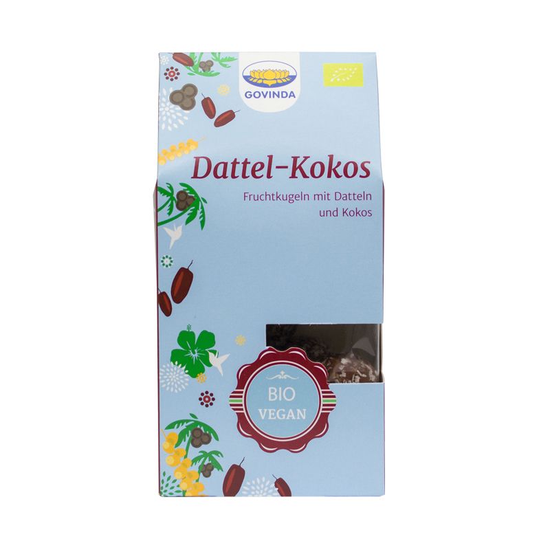 Govinda Bio Dattel-Kokos Fruchtkonfekt 120 g Früchte