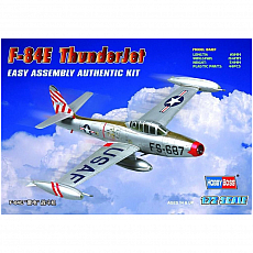 Hobby Boss - American F-84E Thunderjet - Easy Assembly Kit - 1:72 - 54 Teile 309482