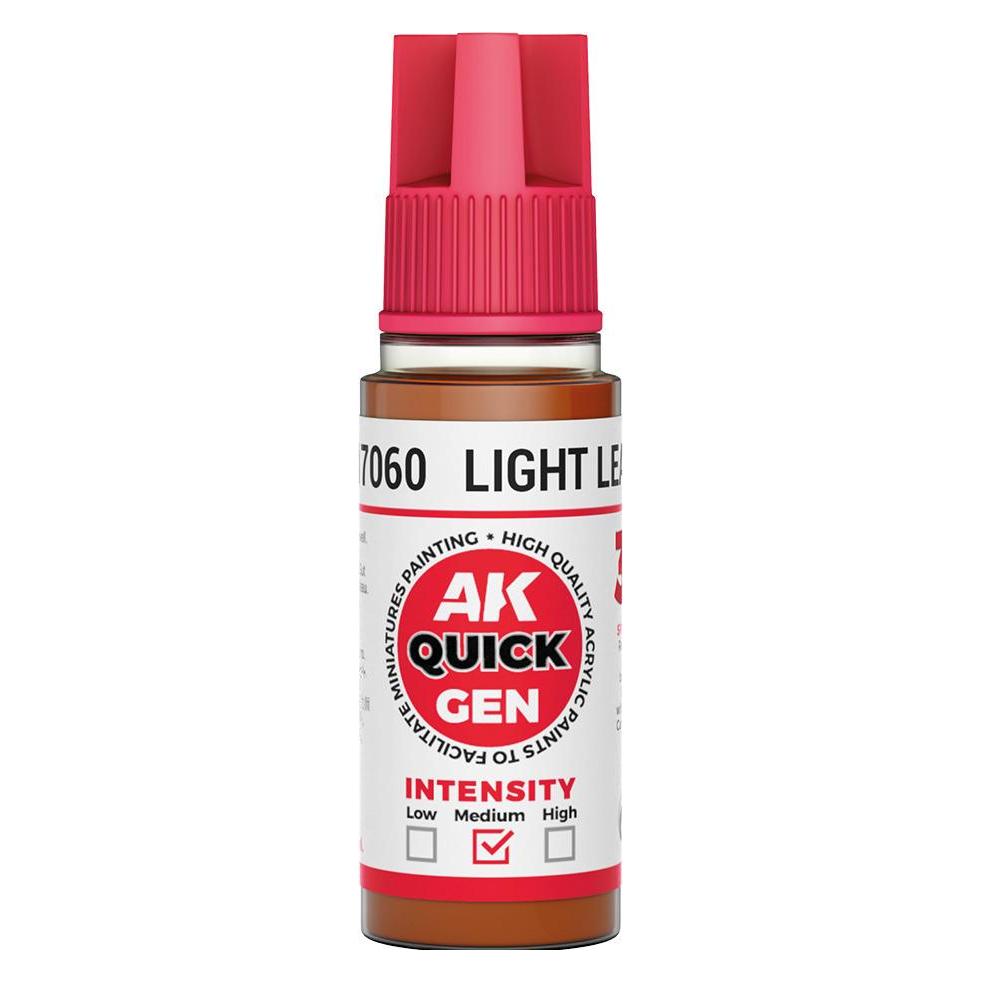 AK Interactive Pot de Quick Gen - Light Leather (18 ml) (18 ml) (AK17060)