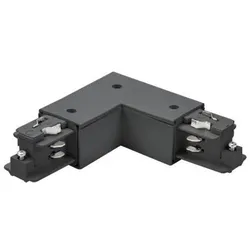 Brumberg 87126080 Eckverbinder 90° Schutzleiter innen, schwarz, zu ONETRACK