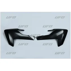 UFO, Motorrad Zubehör, UFO-Kühlerschutzgitter für Husqvarna TC 85 18-24, Schwarz