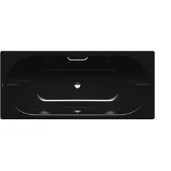 Kaldewei VAIO DUO Badewanne, schwarz, 1800x800 mm, mit Griffloch und Antislip-Oberfläche