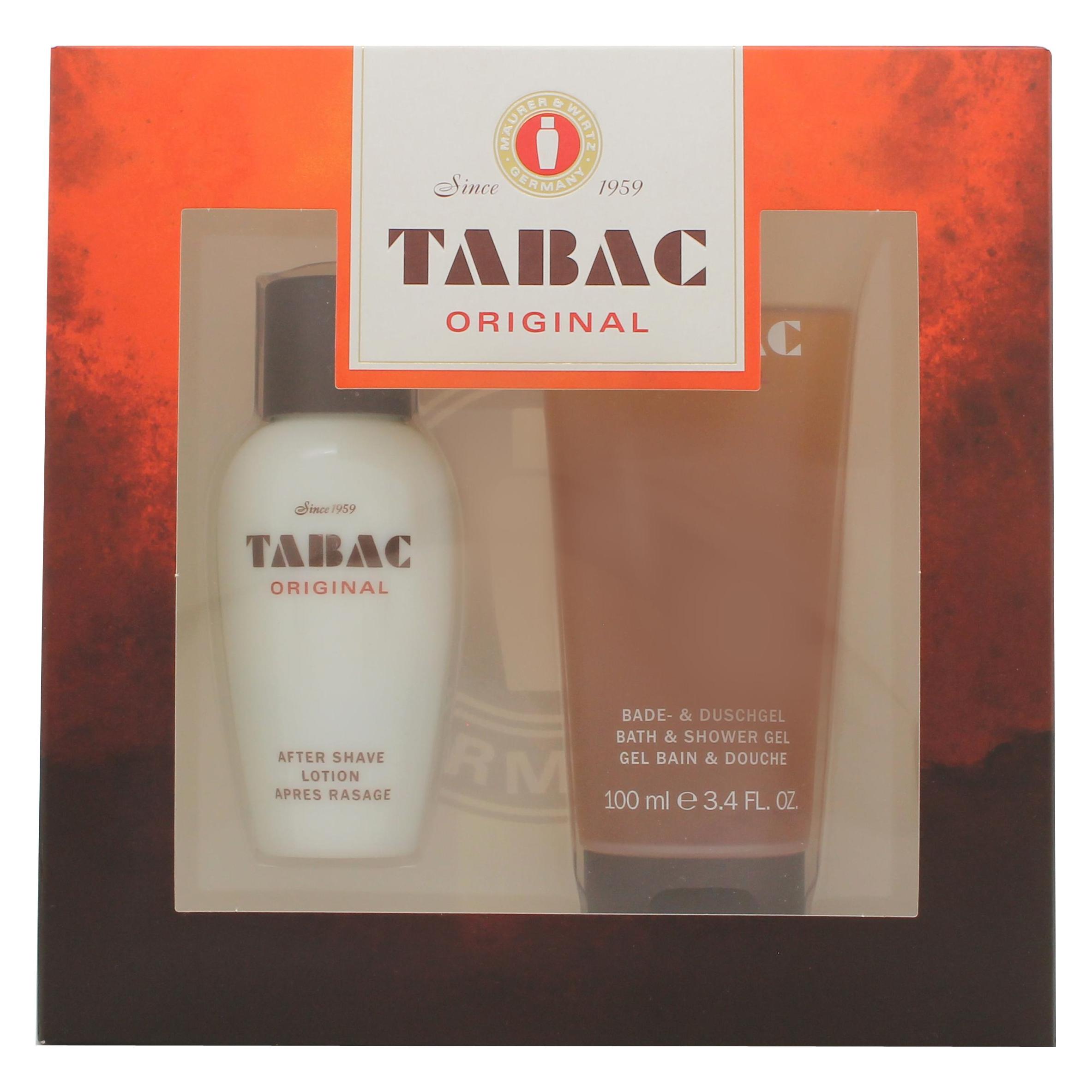 Tabac Original After Shave Lotion 50ml and Shower Gel 100ml Set Spicy 75ml - Pack of 2 (Aftershave Lotion, 50 ml) (53897616)