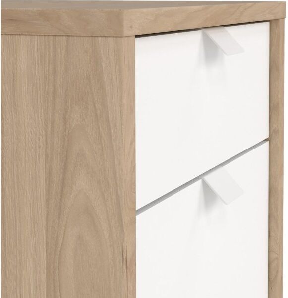 Tvilum Small Officeline Kassette, 3 Skuffer, Eg/hvid