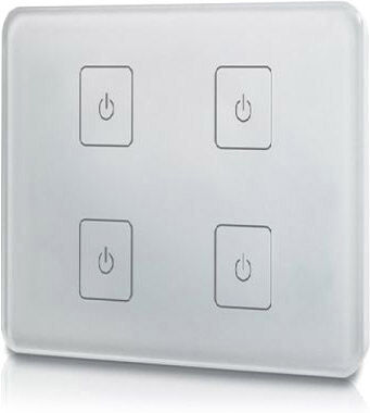 Isoled Sys-One Single Color 4 Zonen Einbau-Touch-Funk-Fernbedienung, 230v Ac