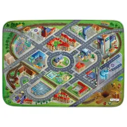 TOP, Spielteppich + Spielmatte, Spielteppich Stadt (150 x 100 cm)