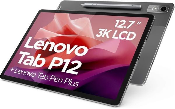 Lenovo Tab P12 12.7 Inch 8GB RAM 128GB WiFi Tablet with Sleeve - Storm Grey
