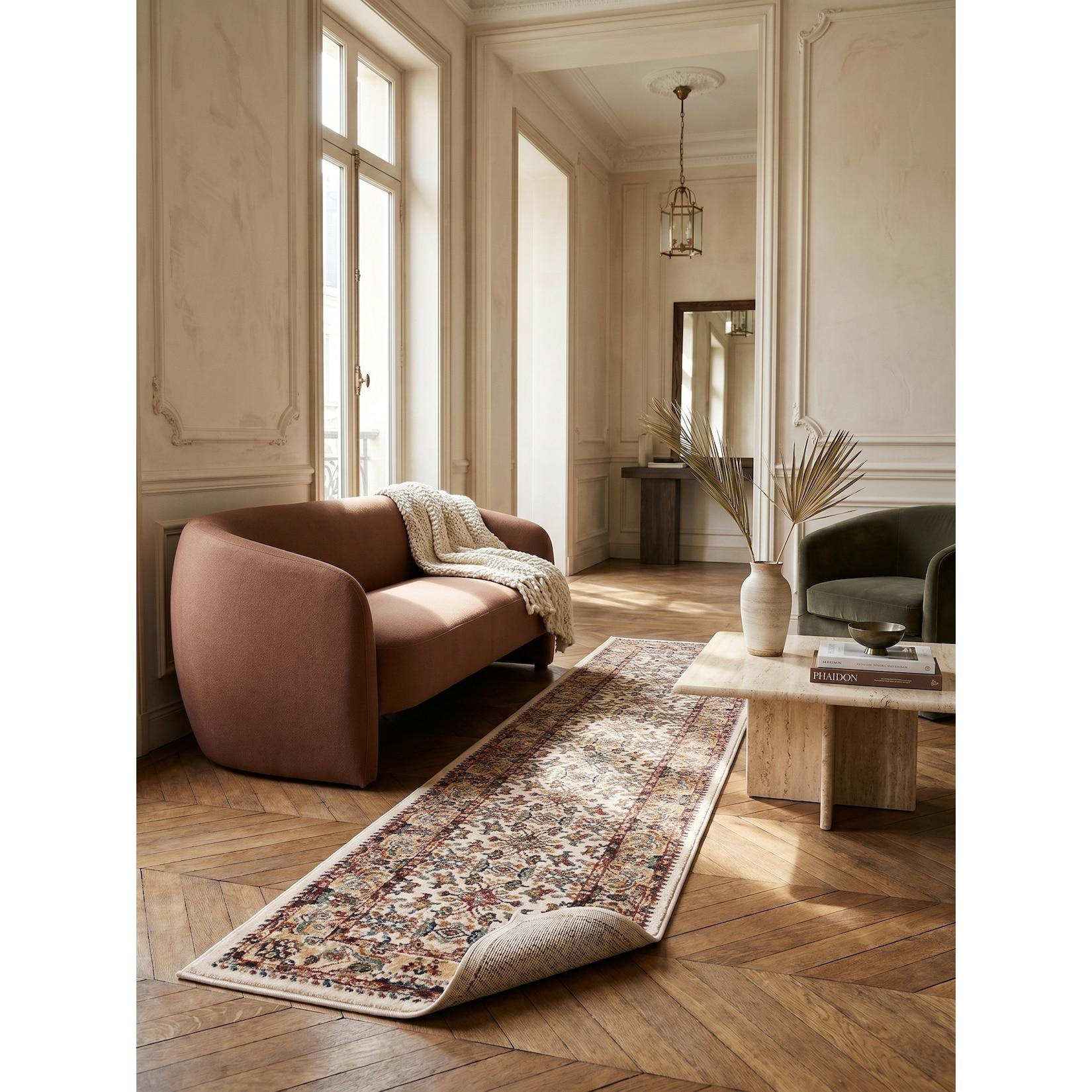 Läufer Hochflor Natur 60 x 230 cm - GLAZERT Kadima Design