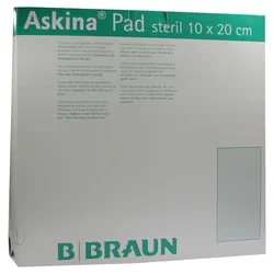 Askina Pad Wundauflage 10x20 cm nicht ha 100 St