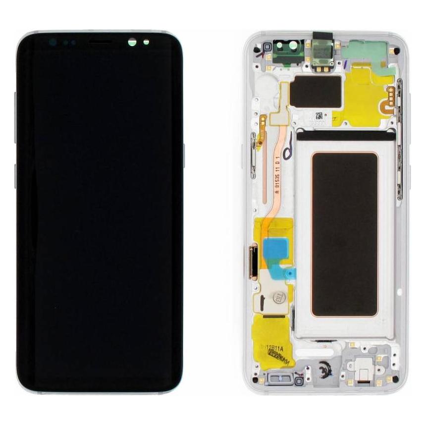 Samsung Front LCD Asm Silver SM-G950F Galaxy S8 (Display, Samsung Galaxy S8) (GH97-20457B)