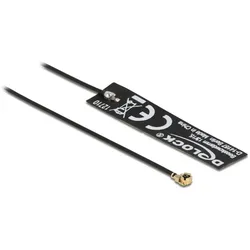 DeLOCK GNSS BEIDOU GALILEO GLONASS GPS L1 L2 L5 Antenne I-PEX Inc., MHF® I kompatibler Stecker 0 - 2 dBi omnidirektional FPC