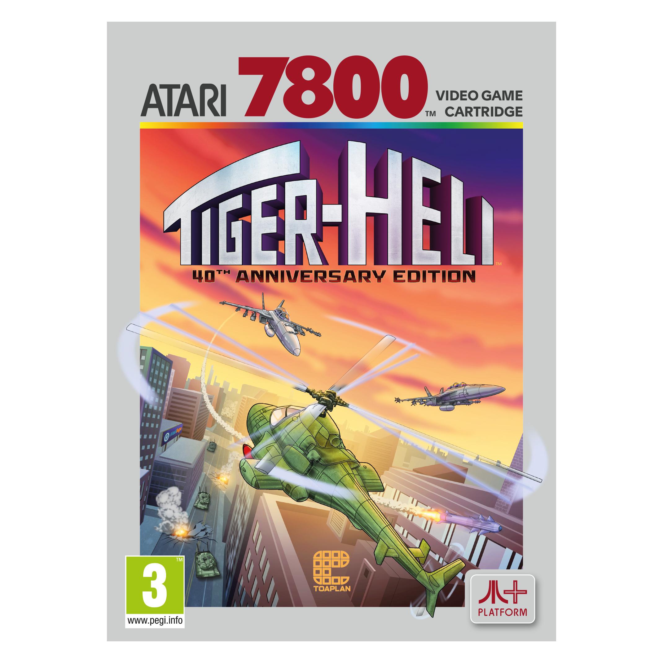 Plaion Tiger Heli (Atari 2600+/7800+/7800) Cartridge (INT) (EN) (1147027)
