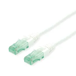 ROLINE RECYCLED MATERIAL ROLINE RM Patchkabel Cat.6A UTP, weiß, 2 m