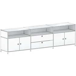 viasit Sideboard »System 4« halbes Fach weiß, 227.9x61.9x40.4 cm