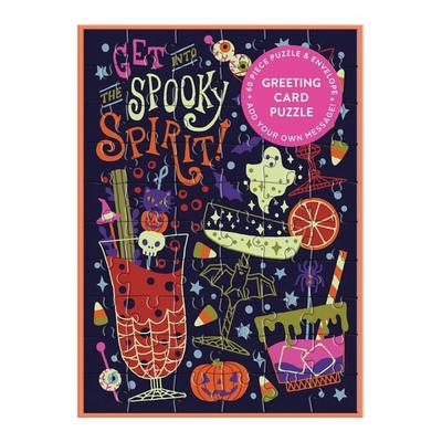 Get into the Spooky Spirit Greeting Card Puzzle, von Galison, Abrams and Chronicle Books IWUK, 978-0-7353-8661-7